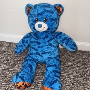 Hot Wheels 50th Anniversary Build A Bear Plush Teddy Bear w/ Optimus Prime Outfi